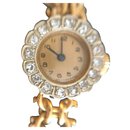 Reloj vintage de oro y diamantes - No Brand