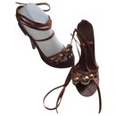 Camel leather sandals, 39. - Chloé