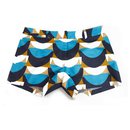 Milly Multicolore design géométrique short d'été en coton taille 4