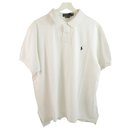 Ralph Lauren Polo Sport White Short Sleeve Cotton Polo Mens Top size XXL