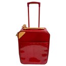 Valise Pégase 48H cuir verni rouge - Louis Vuitton