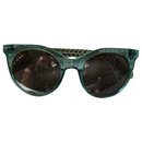 Óculos de sol com armação verde. - Marc Jacobs