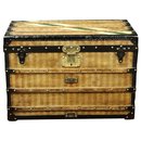 Superbe Malle Louis Vuitton à toile rayée 1870/1890