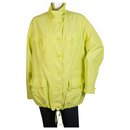 Elena Miro Yellow Midi Raincoat Trench Rain Mac Jacket Coat size UK 18 Eur 48 - Elena Miró