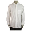 Ermenegildo Zegna Classic White Shirt Long Sleeve Cotton Mens 3XL