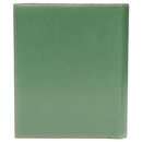 Pochette Enveloppe Hermès en cuir courchevel rouge garance et vert