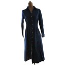 Jeans dress, embroidered, taille 36. - Armand Ventilo
