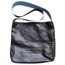 Reversible tote bag, brown / blue leather. - Marc by Marc Jacobs