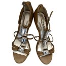 Beverly Fieldman pour Russel & Bromley talons bejeweled vintage - Russell & Bromley