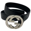 GUCCI IGG gucci interlocking SIGNATURE buckle belt - Gucci