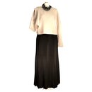 Chanel vintage pleated silk skirt