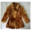 Murmel (Marmot) Short Brown  Fur Coat - Sam Rone