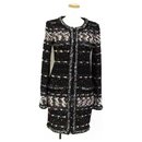 CHANEL Fall 2014 SUPERMERCADO MULTICOLOR FANTASY TWEED COAT DRESS - Chanel