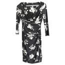 Grey Floral Jersey Dress - Ralph Lauren