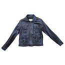 Burberry leather jacket size 36/38