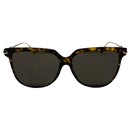 lunettes de soleil DIOR LINK 3F 08670 Couleur du cadre Havane foncé et or - Dior
