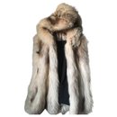 Hooded fox sleeveless jacket - Autre Marque