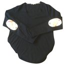 Black cashmere V-neck sweater - Burberry