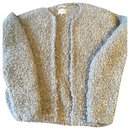 Cárdigan de lana de rizo verde oliva - Bellerose