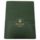ROLEX GREEN LEATHER CARD HOLDER - Rolex
