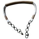 chain and macrame cotton belt - By Malene Birger