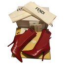 Fendi boots red / Bordeaux