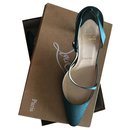 Sapatos Louboutin azul-petróleo - Autre Marque