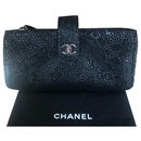 Clutch atemporal Classique em relevo - Chanel