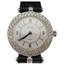 VAN CLEEF & ARPELS Classique 18k White Gold Diamond Watch - Van Cleef & Arpels