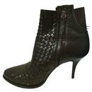 Givenchy woven leather ankle boots