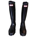 Hunter black Wellington boots