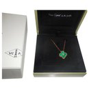 Van Cleef & Arpels Van Cleef & Arpels  18K Gold Diamond  Alhambra Pendant Necklace