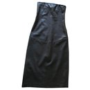 STOULS figurbetontes trägerloses Kleid aus waschbarem Stretchleder T.. XS - Stouls