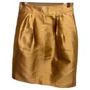 Golden silk skirt - Burberry