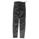 Slim Illusion Luxe Die Skinny Jeans gespült Black Distressed Wash - 7 For All Mankind