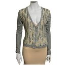 Beaded and embroidered cardigan - Baum und Pferdgarten