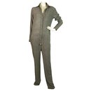 Isabel Marant Etoile Gray Wool Blend Overall Jumpsuit