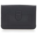 YSL Black Leather Clutch Bag - Autre Marque