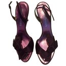 Satin evening sandals - Russell & Bromley