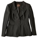 Black tuxed blazer jacket - Roberto Cavalli