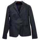 Navy blu cotton jacket - Prada