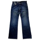 Nuovo con etichetta "Ronan" Jeans svasati in cotone denim blu a gamba larga - Joop!