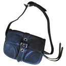 Marsupio in pelle blu scuro. - Marc by Marc Jacobs