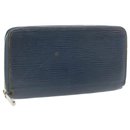 LOUIS VUITTON Epi Zippy Wallet Long Wallet Navy Blue M60307 LV Auth ar3608 - Louis Vuitton