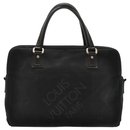 LOUIS VUITTON Damier Geant Yak Hand Bag Black Noir M93082 LV Auth kh356 - Louis Vuitton