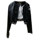 Beayukmui leather jacket with lace - Autre Marque