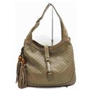 Large Fringe Diamante Jackie O Hobo - Gucci