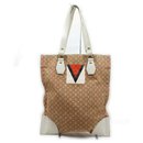 Brown Monogram Mini Lin Gaston V Tanger Tote bag - Louis Vuitton
