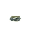Black x Silver Api H Bracelet Wrap 6H1016 - Hermès