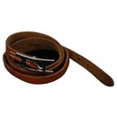 Brown Leather Api Belt Wrap Bracelet - Hermès